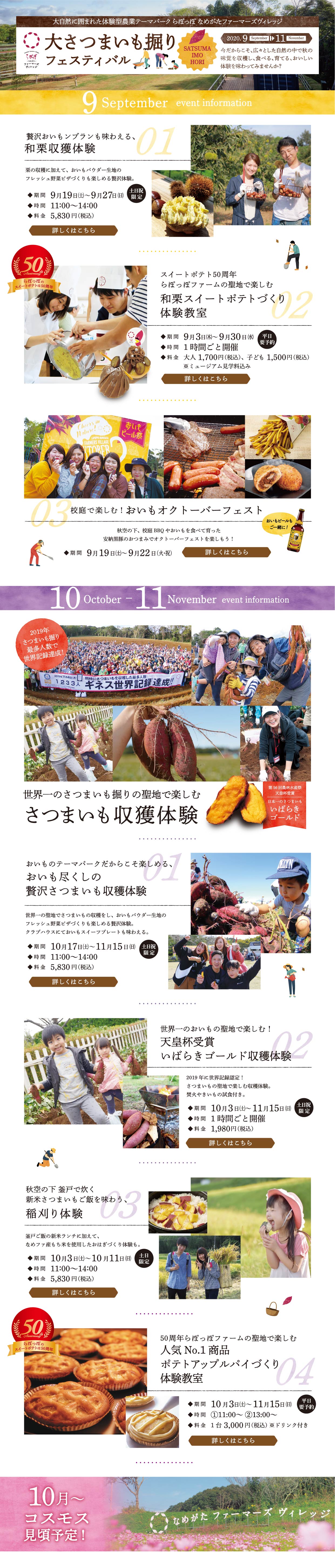 大さつまいも掘りフェスティバル2020