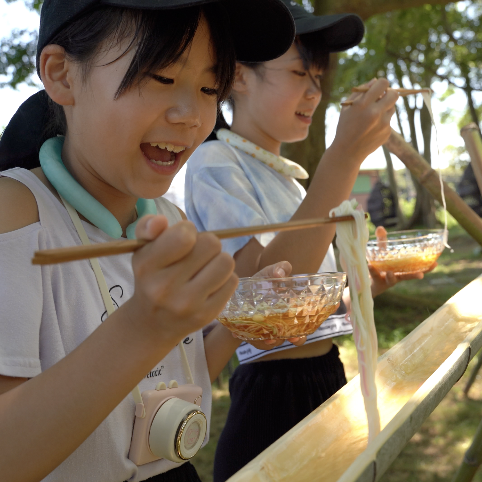 カラフル夏野菜収穫＆流しそうめん！ カラフル夏野菜収穫＆流し